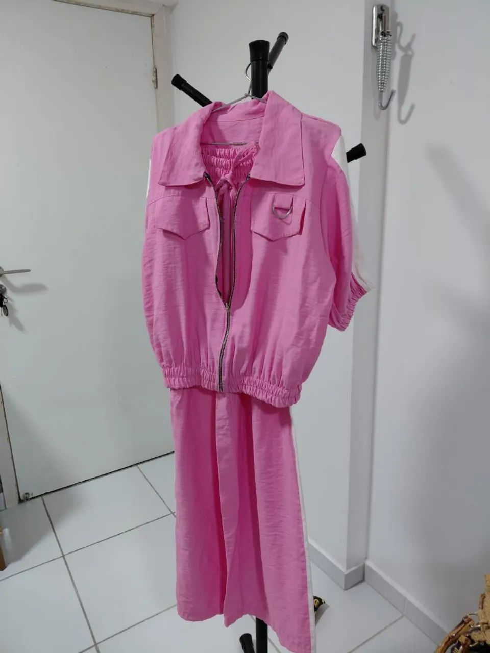 Conjunto calça com casaquinho com zíper - Foto 5