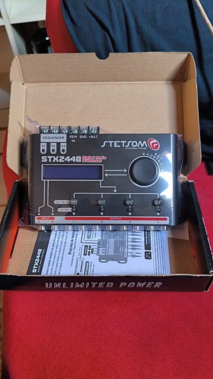 Processador de Áudio Digital Stetsom STX 2448 - Original e Completo - Foto 4