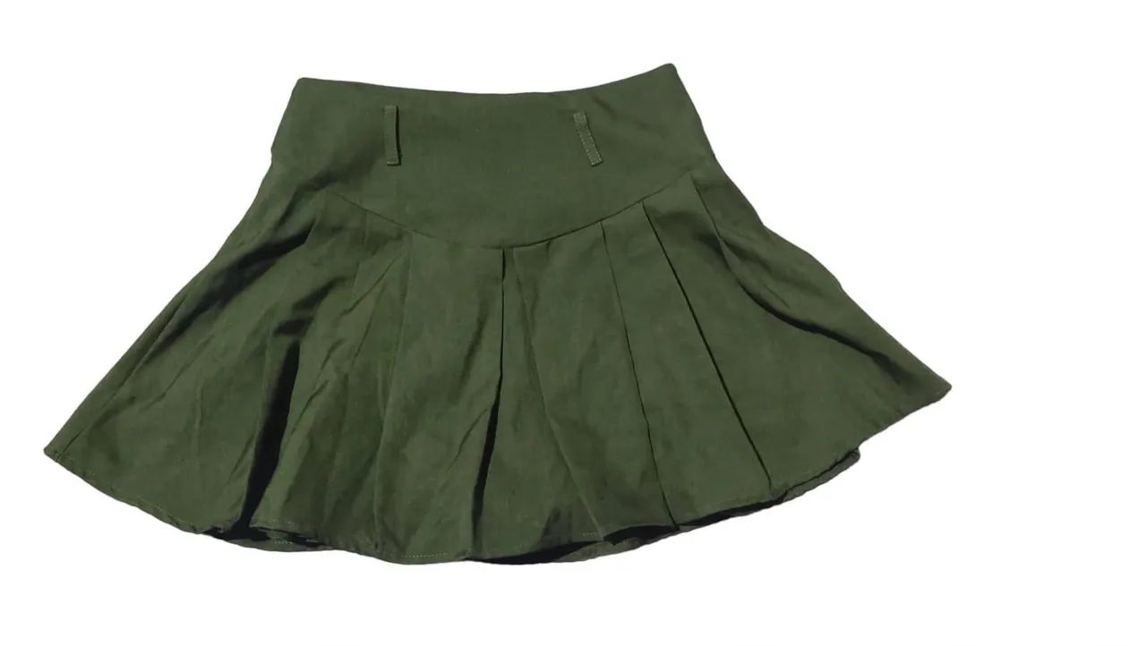 saia verde musgo y2k
