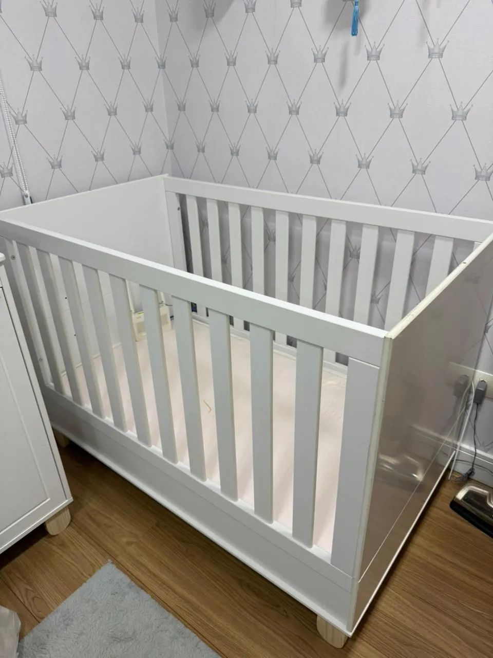 Berço Infantil Padrão Americano - Branco | Ótimo Estado