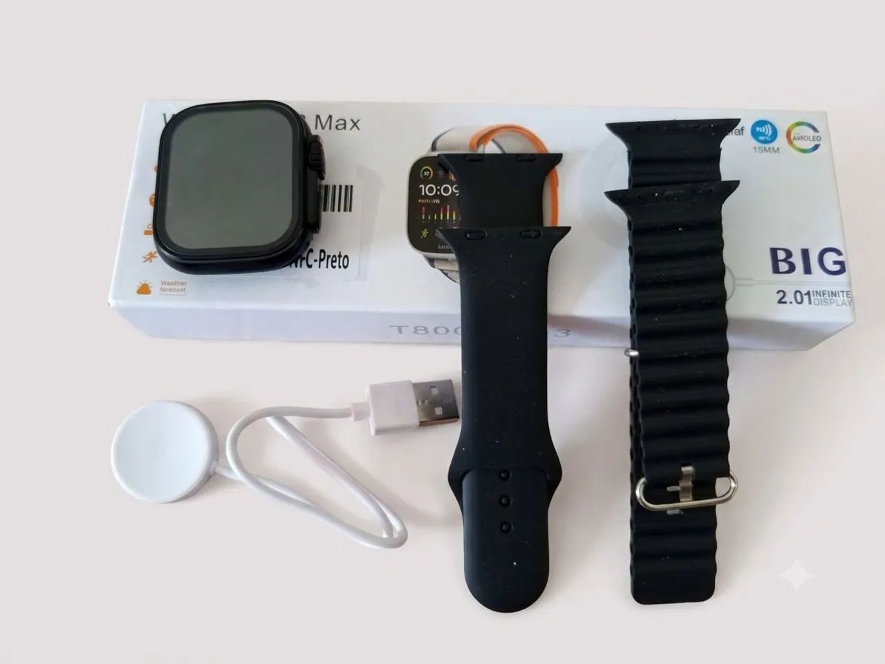 Smartwatch Ultra 3 Max Preto ENTREGA GRÁTIS - Foto 2