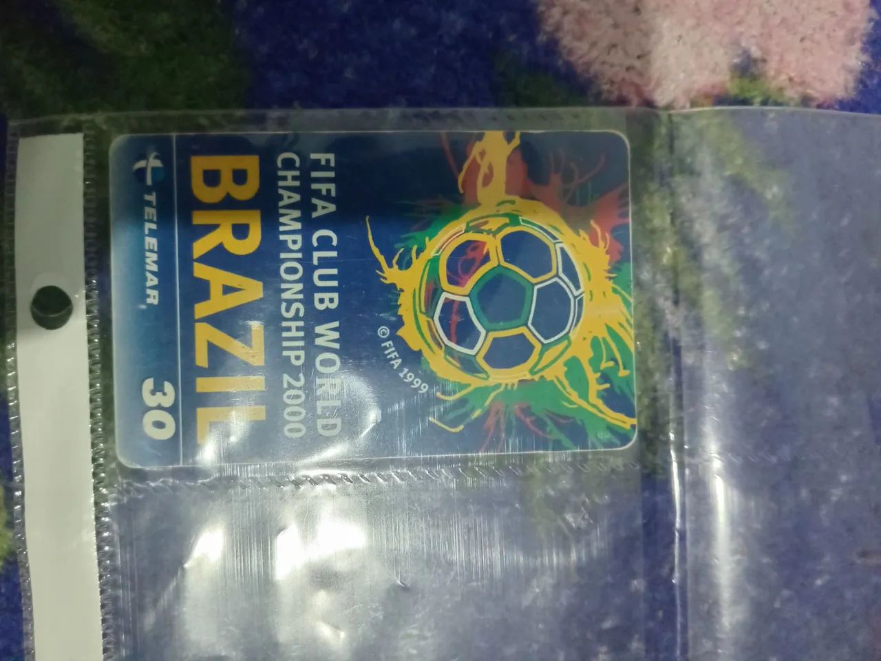 Cartão telefônico de orelhão 