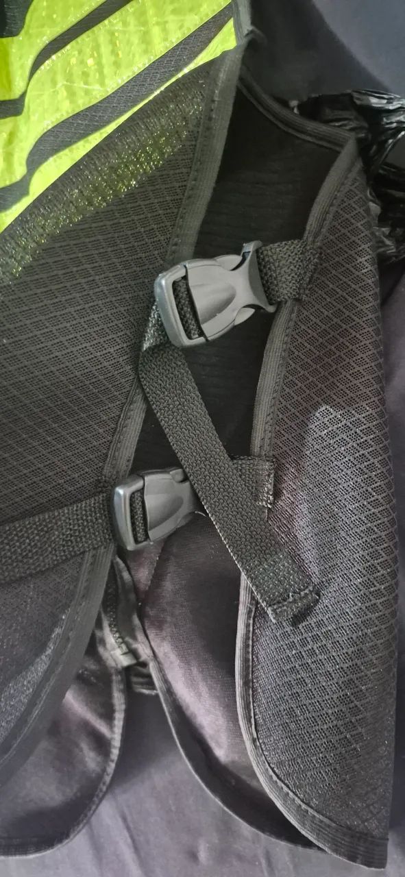 Colete de motoqueiro refletivo com bolso regulável - Foto 3