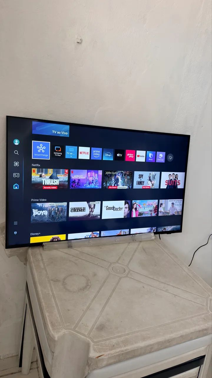 TV SMART SAMSUNG 4K 50 POLEGADAS MODELO TUDO EM 1  - Foto 2