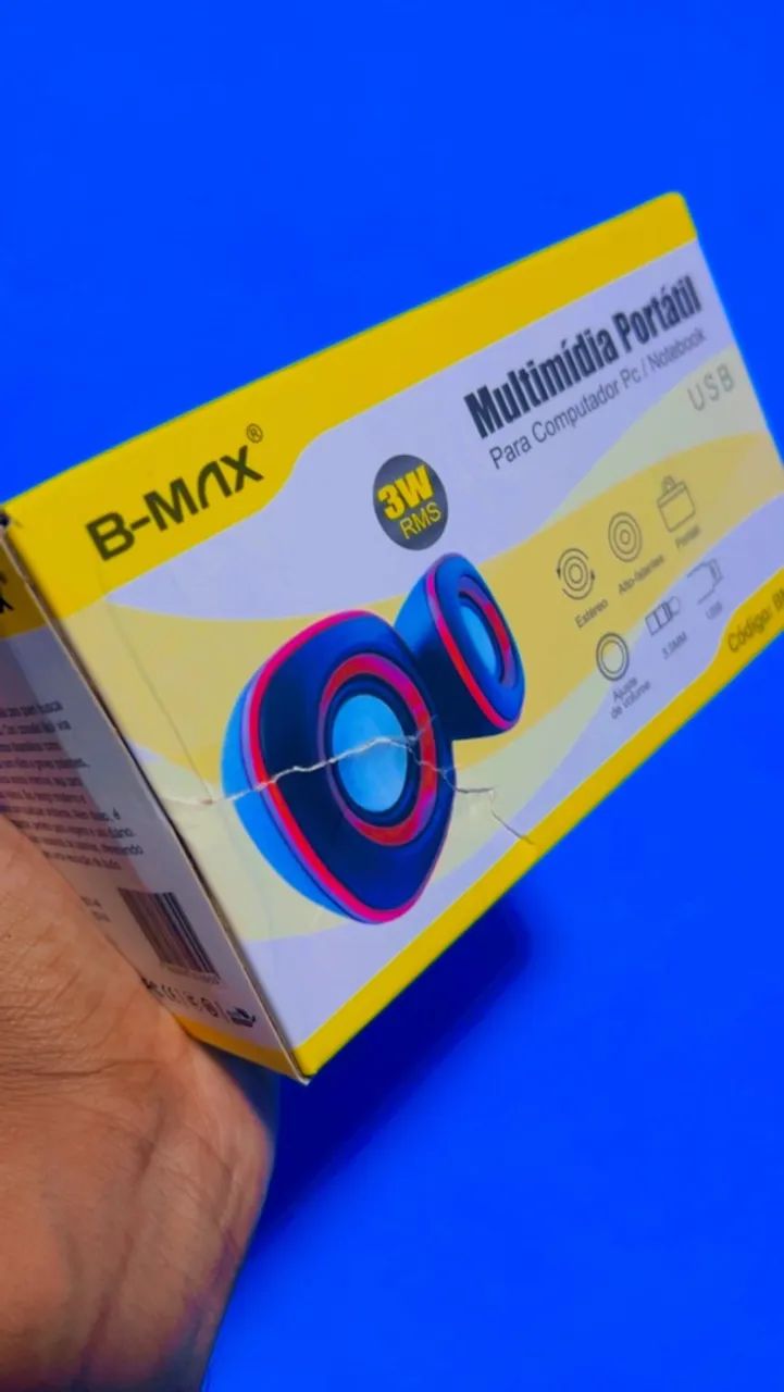 Caixa de som para computador/notebook
