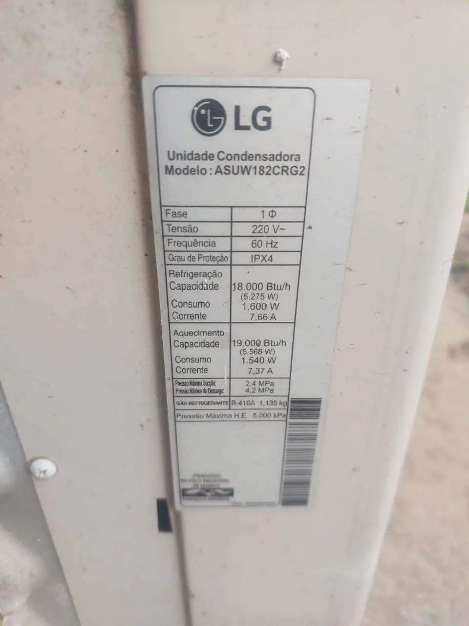 Ar condicionado 18 mil BTUs quente e frio - Foto 3