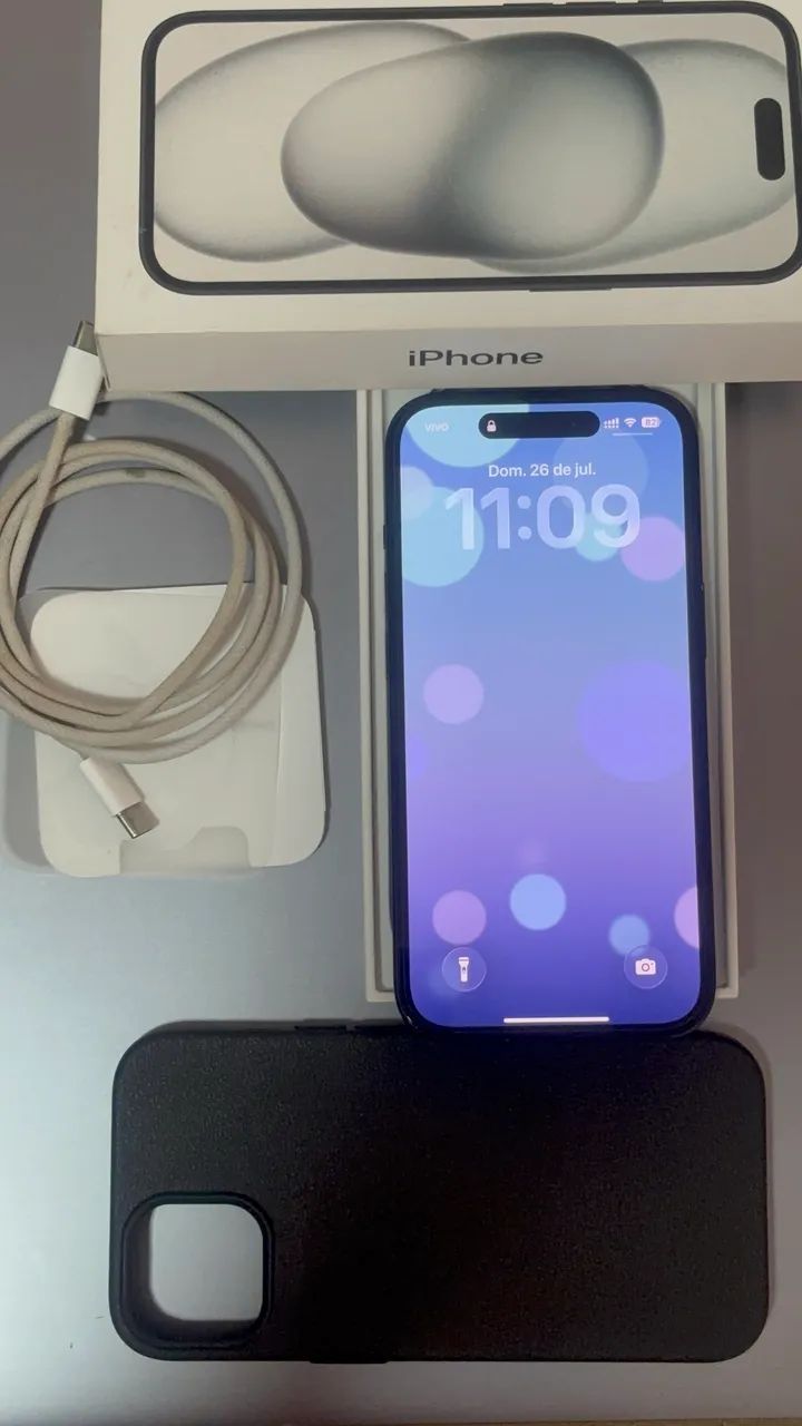 OPORTUNIDADE! IPHONE 15 128 GB - TODO ORIGINAL  - Foto 3