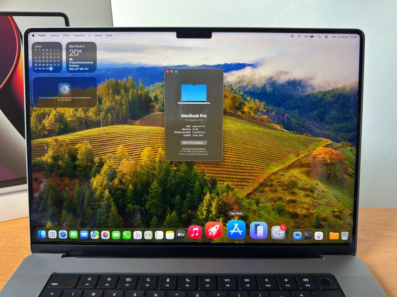 MacBook Pro M1 Pro 16 Pol 16GB 512GB MDM - Notebooks - Chácara