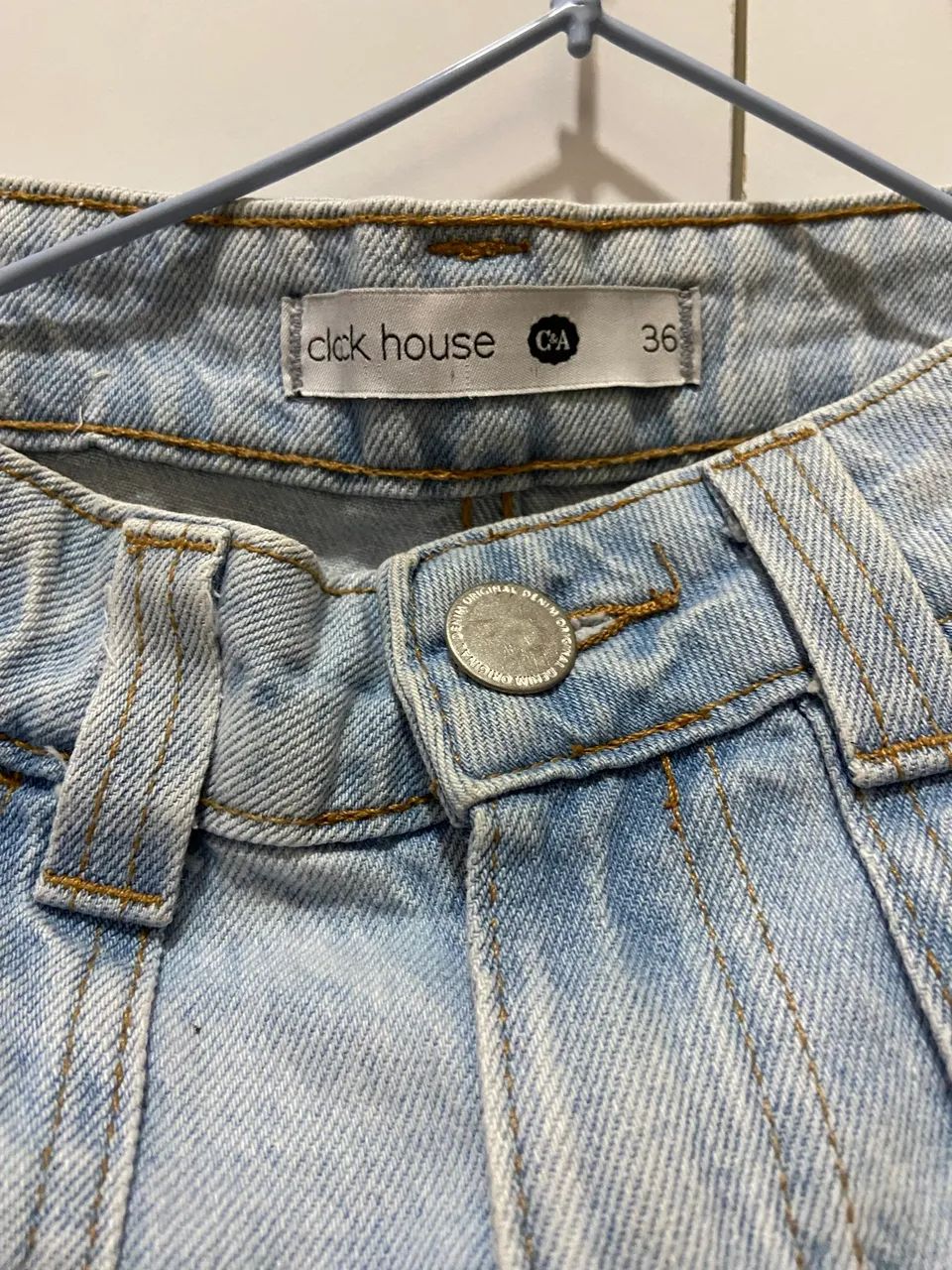 SHORT SAIA JEANS CLARO DA C&A - Foto 3