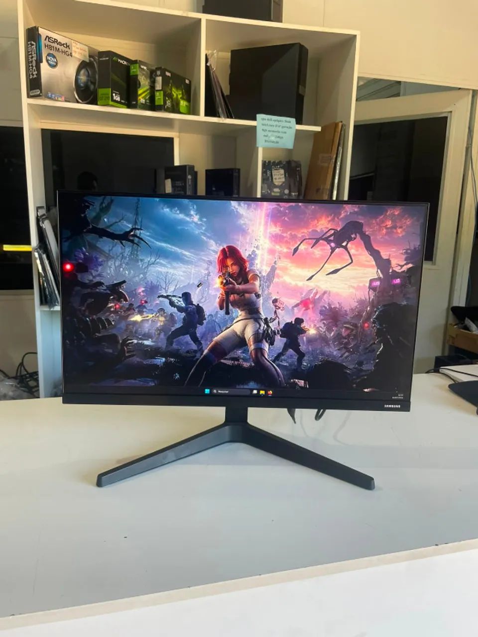Monitor Gamer  24 polegadas samsung  led 75hz/full hd/ HDMI/VGA/ com garantia e nf
