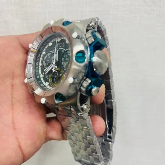 Relógio INVICTA - VENOM HIBRID RESERVE PRATA MULTIFUNCIONAL  - Foto 5
