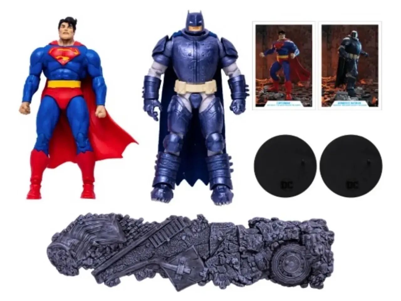 Mcfarlane Toys Superman Vs Batman Blindado 2 Pack - Foto 4