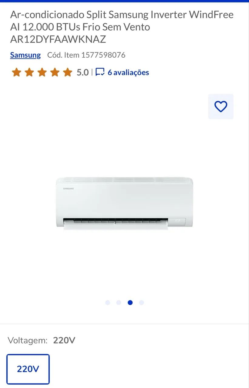 Ar condicionado Split  Samsung inverter  - Foto 4