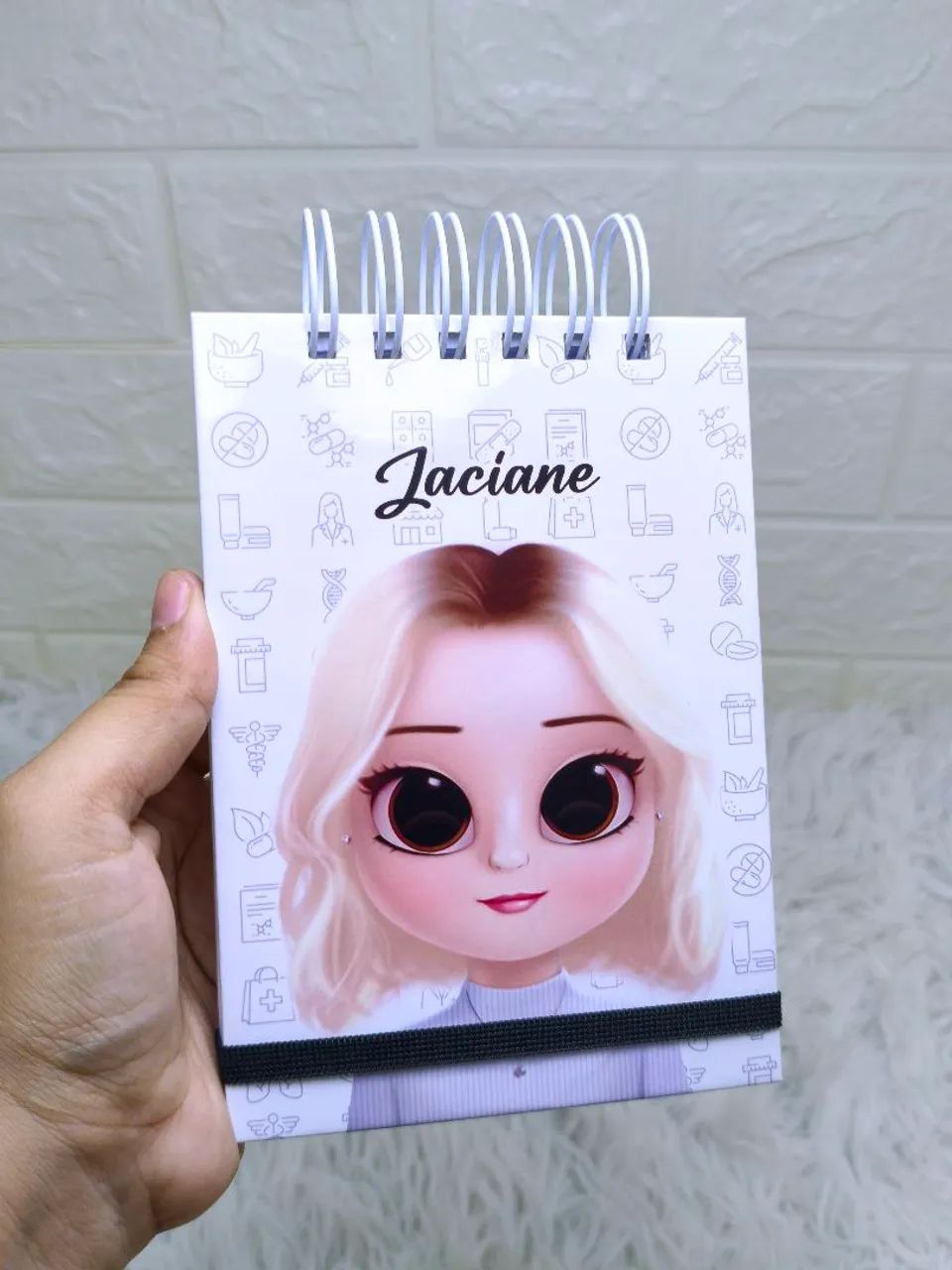Bloco de Notas Personalizado com Caricatura 
