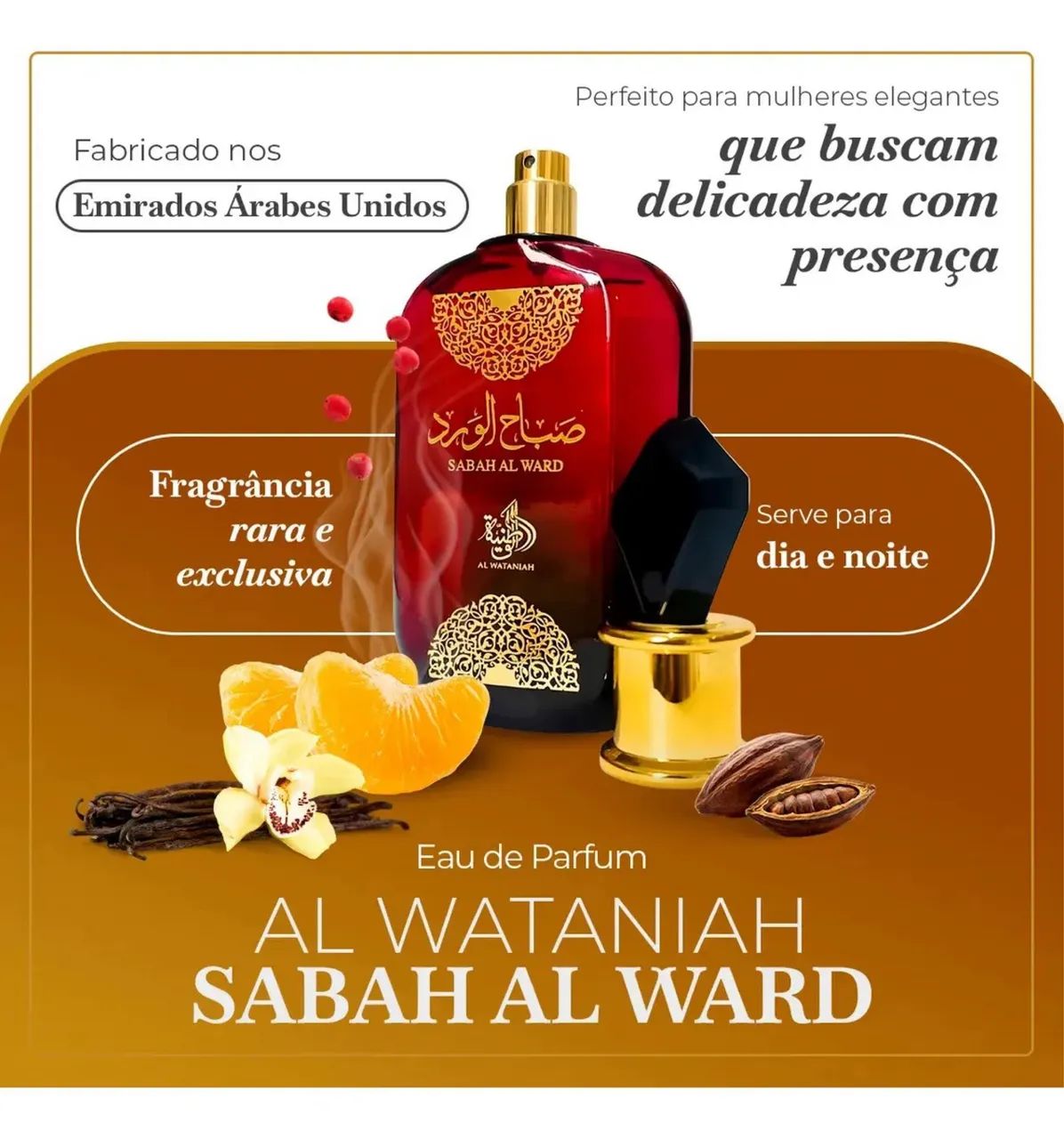 Perfume Árabe feminino Sabah Al Ward 100 ml - Foto 2