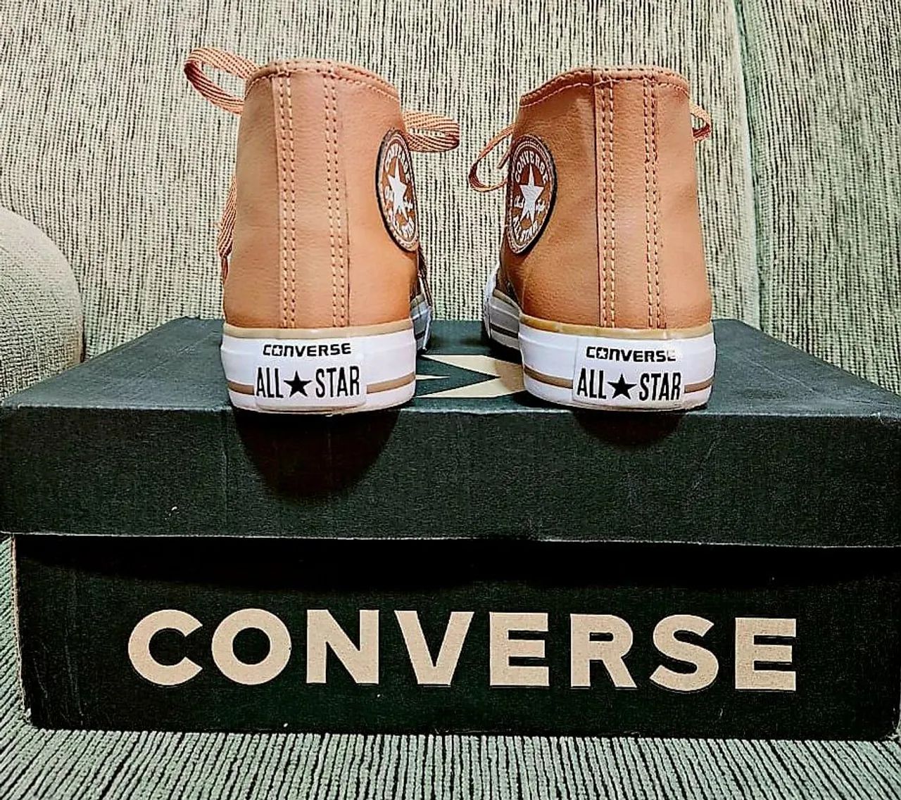 All Star Chuck Taylor - Cano Alto Caramelo - Foto 3