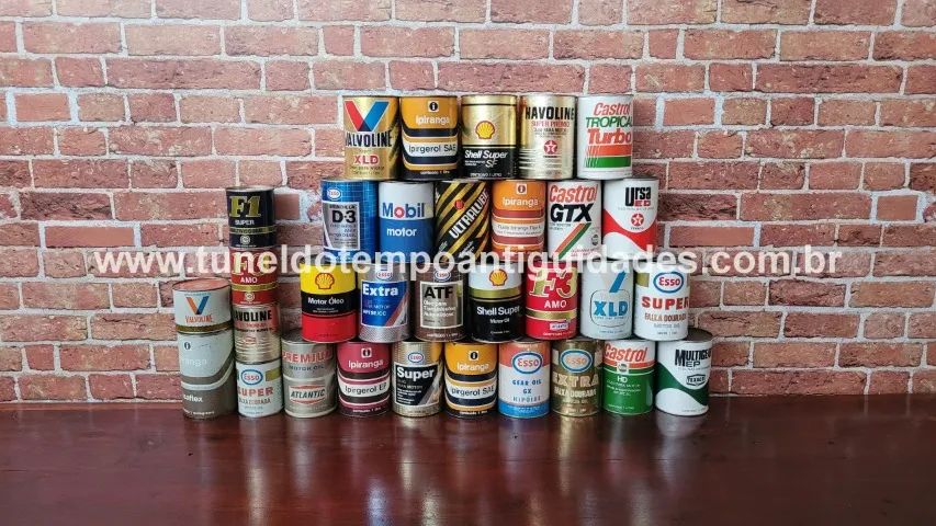 Latas Óleo Antigas - Foto 3