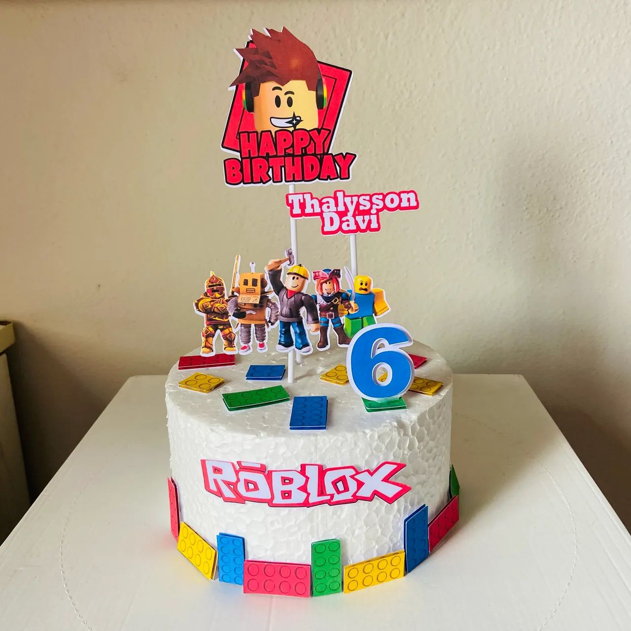Topo de Bolo Roblox