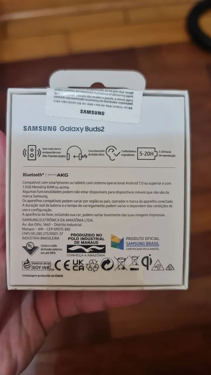 Fone Bluetooth Samsung Galaxy Buds2 - preto - Foto 2