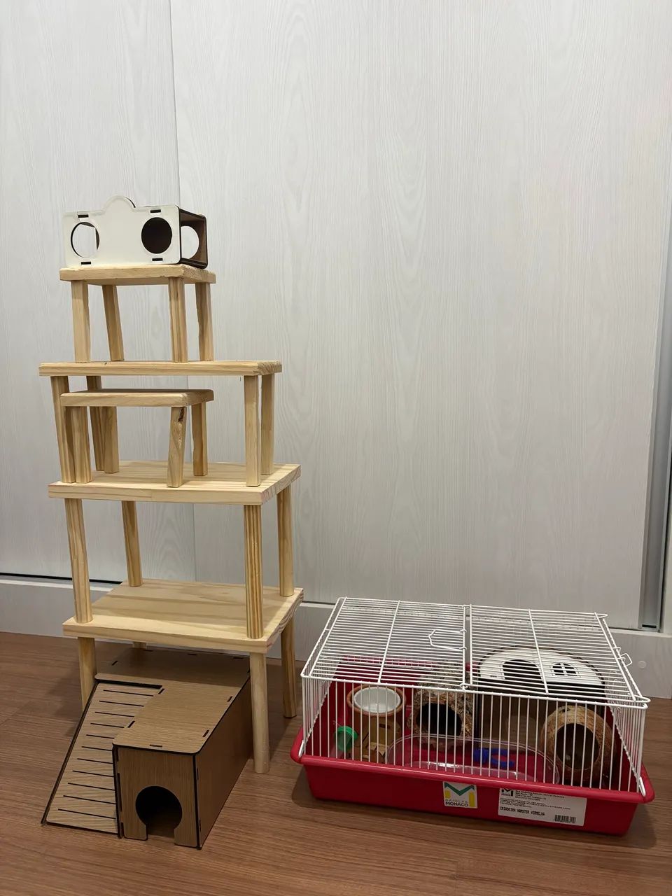 Kit hamster - Terrário + Gaiola - Foto 3