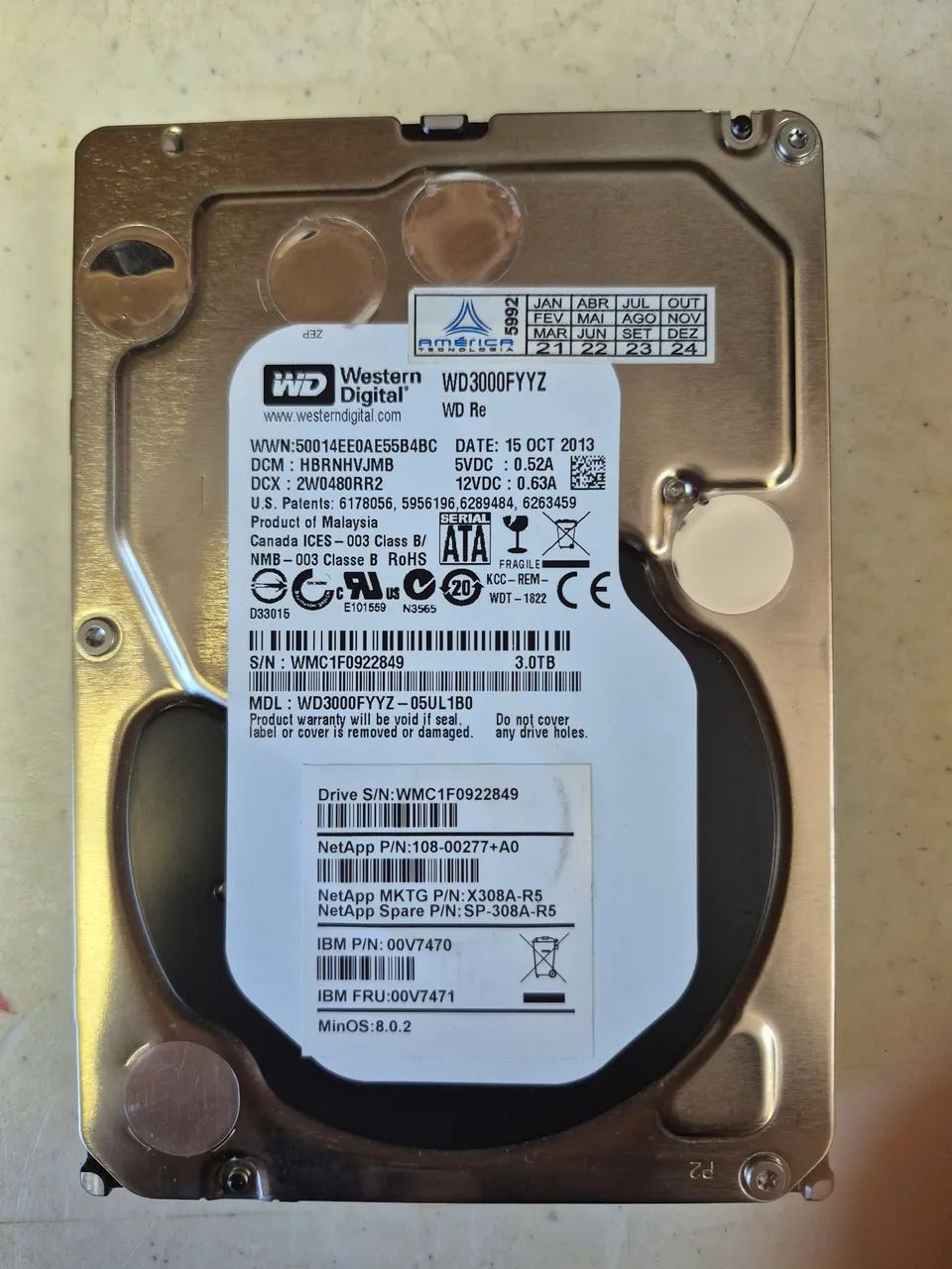 HD westerdigital 3 tera