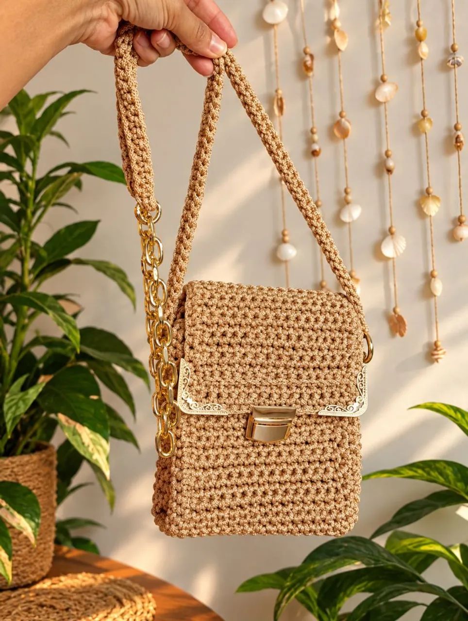 Bolsa de crochê  - Foto 3