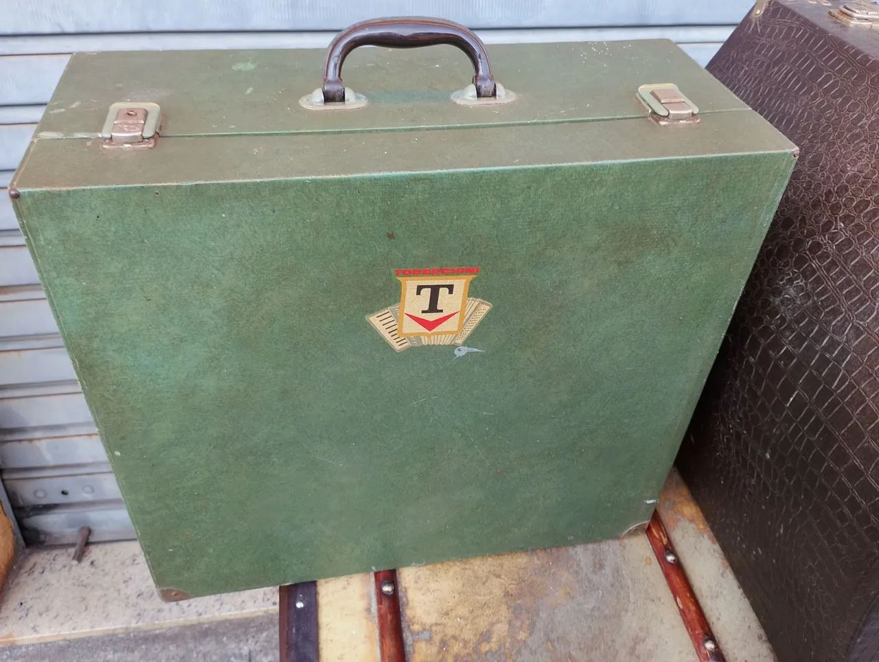 Sanfona Case Todeschini, Caixa Vintage Antiga 