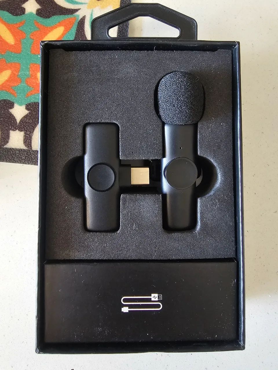 Microfone de lapela simples USB-C - Foto 2