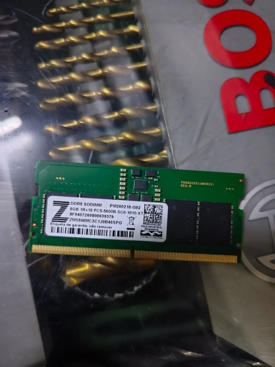 Memória DDR5 notebook 8GB