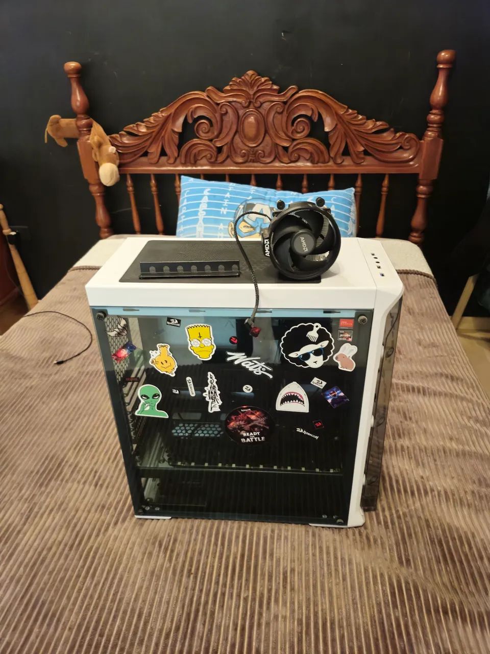 gabinete gamer com 3 fans  - Foto 5