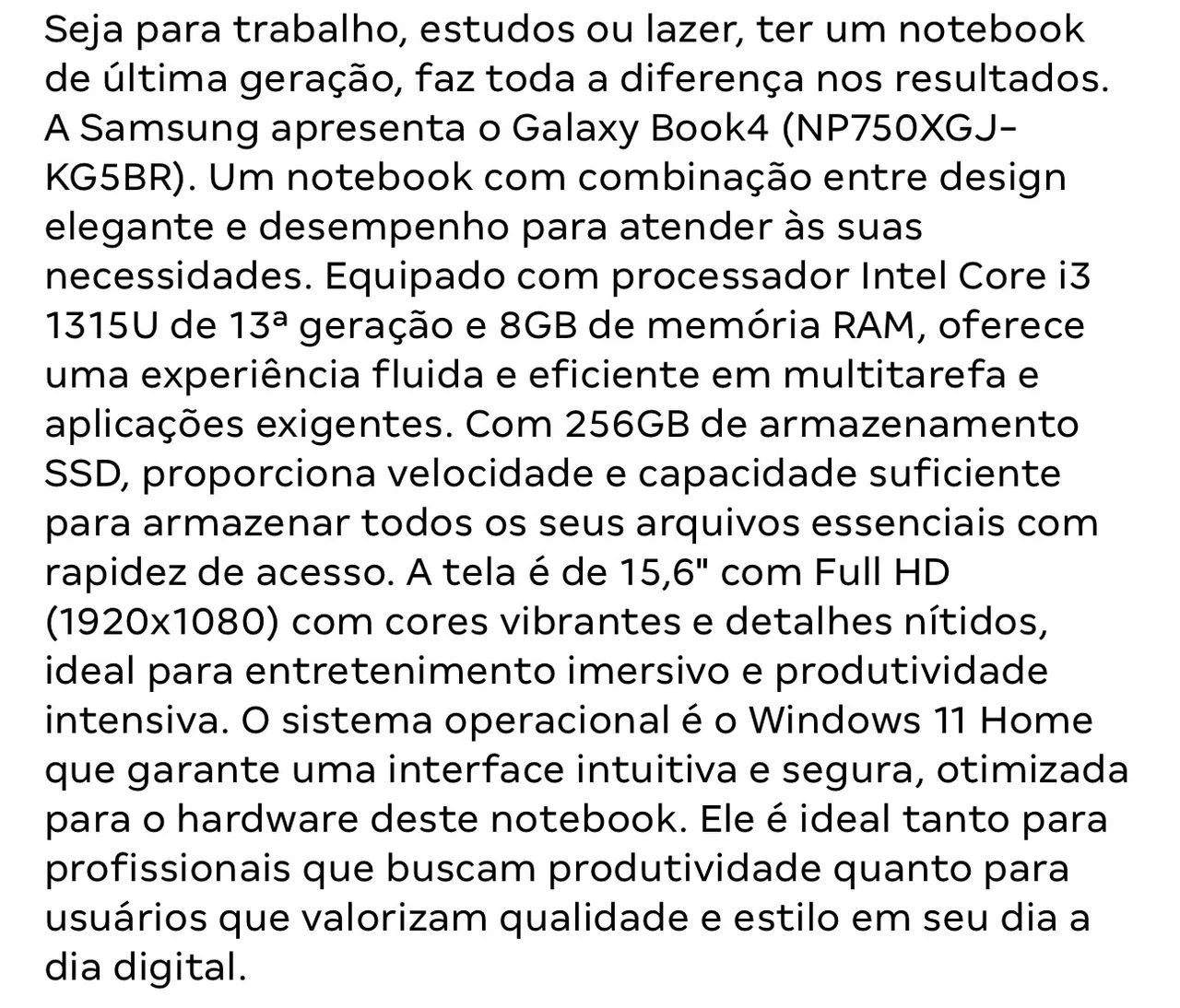 Vendo notebook Samsung Galaxy book 4 - Foto 5