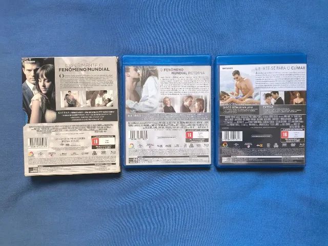 Blu-ray - Trilogia Cinquenta Tons de Cinza e Trilha Sonora - Foto 3