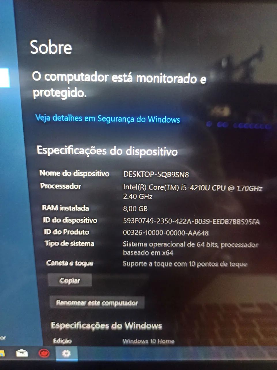 Notebook Toshiba i5  - Foto 3