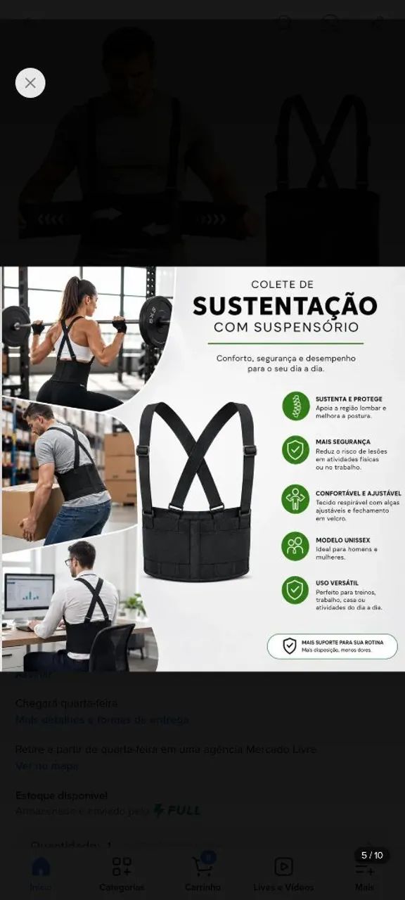 Cinta postural/entrego Tapanã 2  - Foto 5