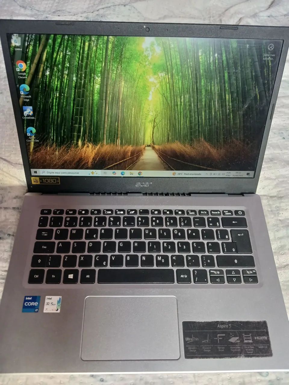 Notebook acer aspire 5 core i7 11° geração completo