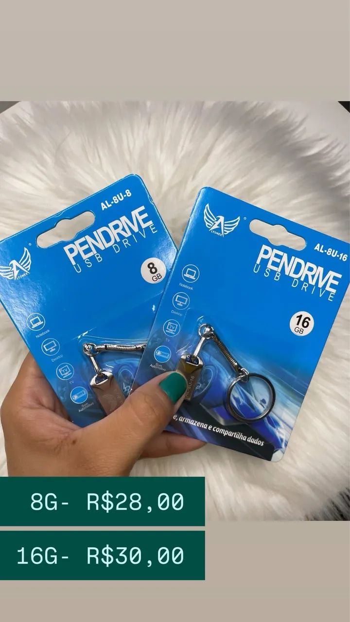 PenDrive 8GB e 16G  