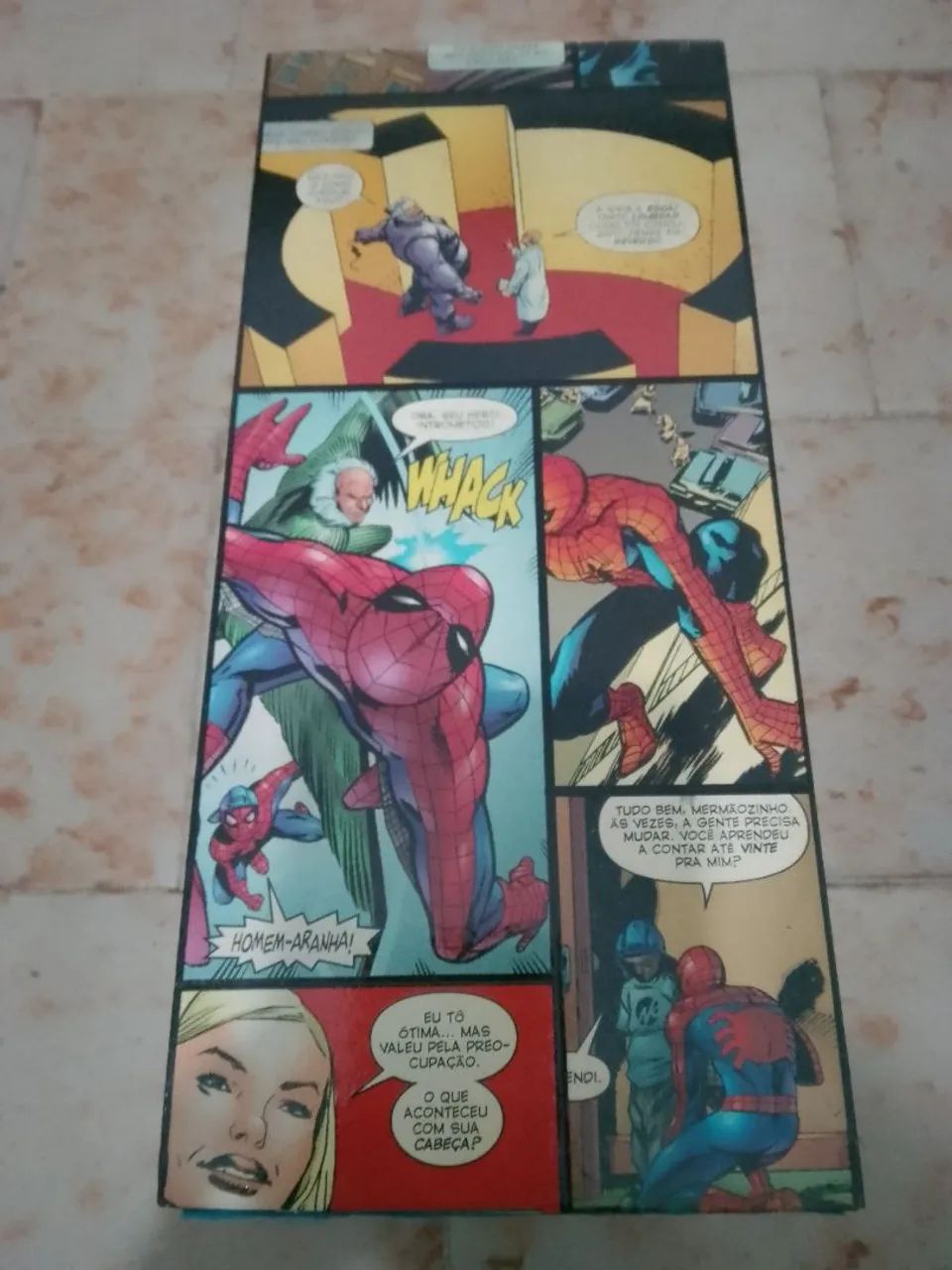 Caixa Box protetora quadrinhos HQs Homem Aranha MDF com forro + BRINDE - Foto 5