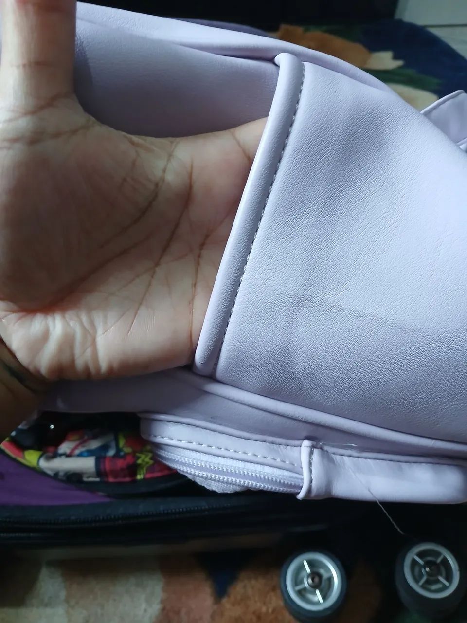 Mochila social lilas - Foto 4