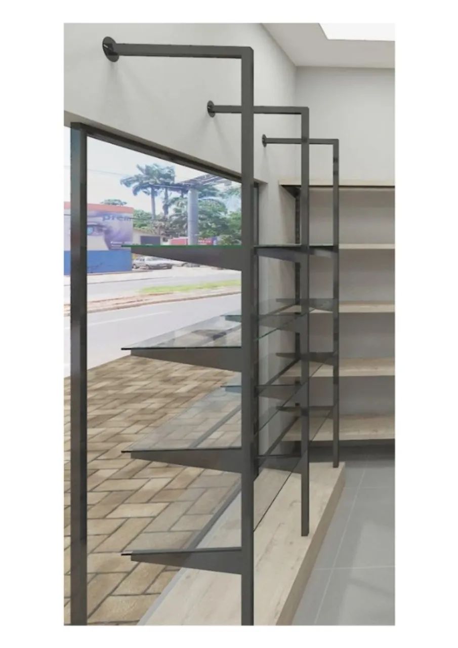 Vitrine com pratileiras Loja - Foto 2