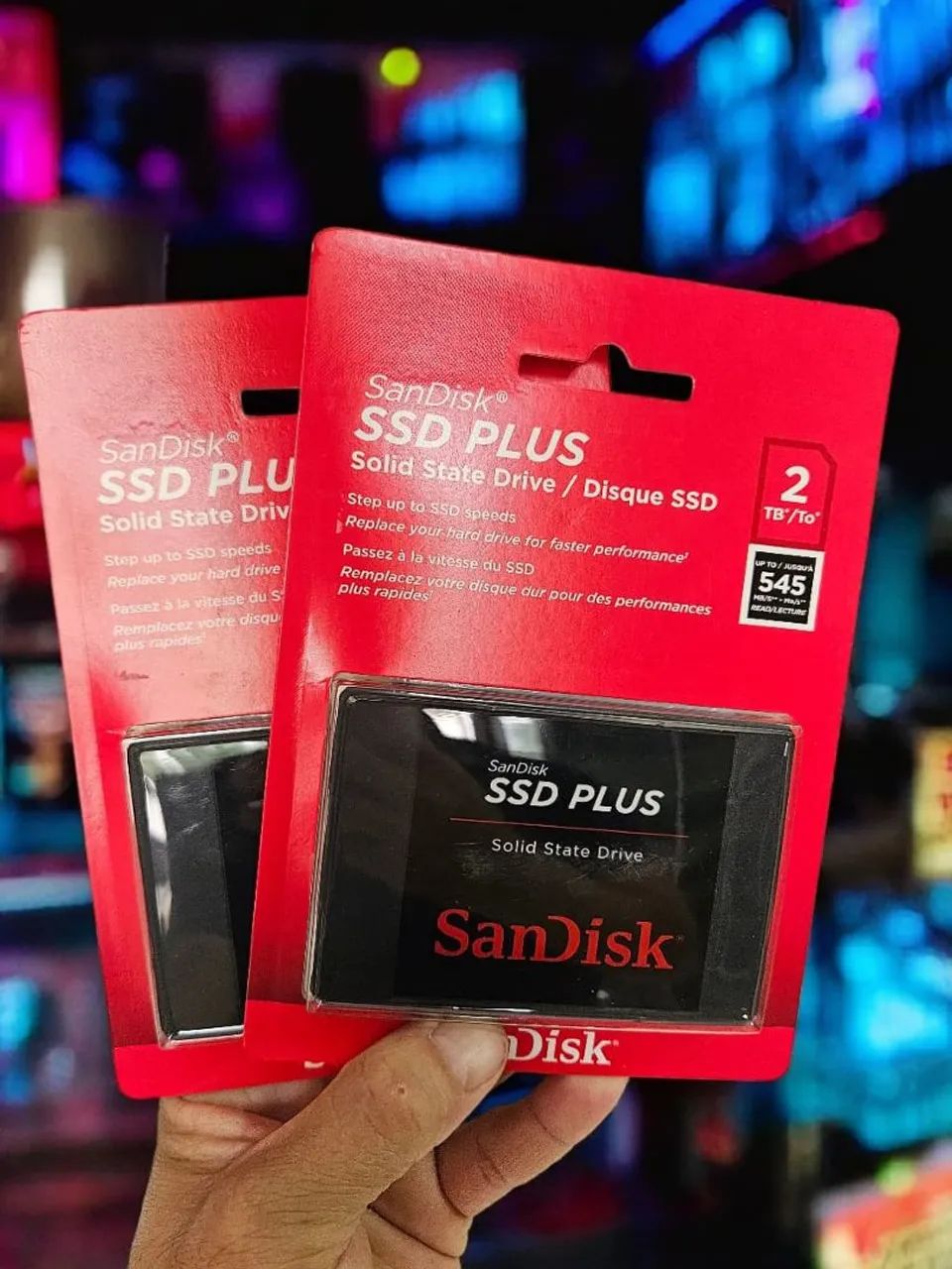 Ssd Sandisk plus  2tb novo lacrado 