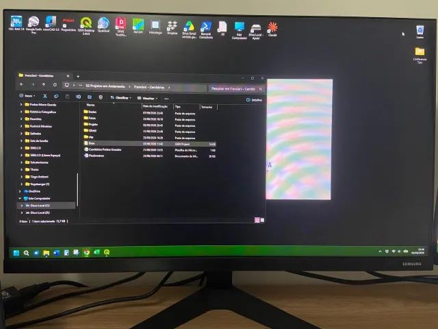Monitor Samsung 24" Full HD IPS LF24T350FHL - HDMI/VGA - Foto 3