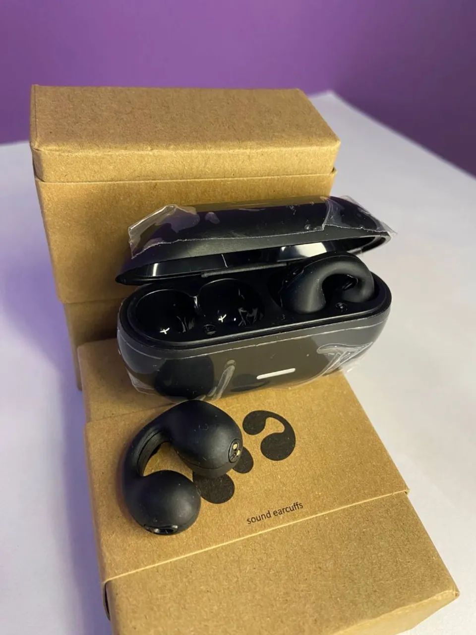 Fone De Ouvido Bluetooth Fone Brinco Fone Earcuff Mini - Foto 2