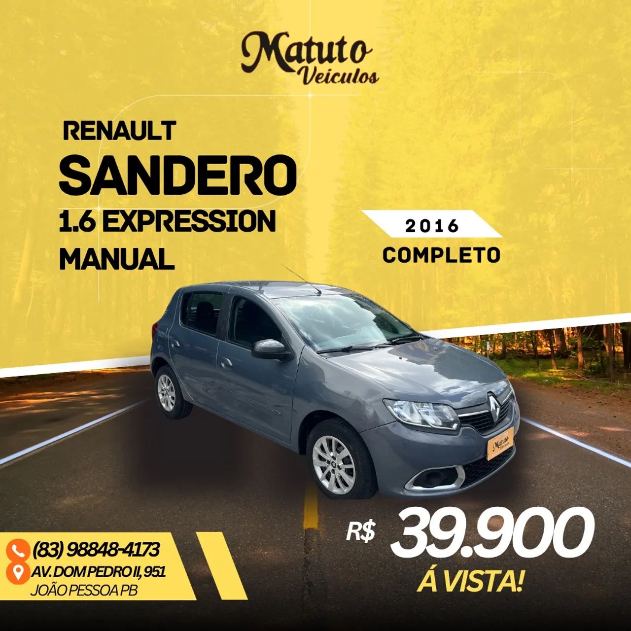Renault Sandero SANDERO Expression Hi-Power 1.6 8V 5p 2016