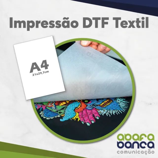 Impressão DTF Textil A4