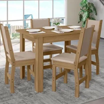 MESA COM 4 CADEIRAS 