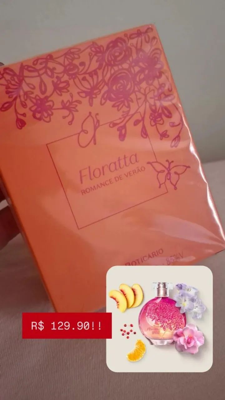 Perfume Floratta Romance de Verão