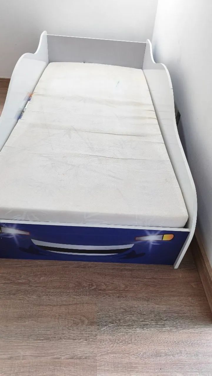Mini cama carro azul - Foto 2