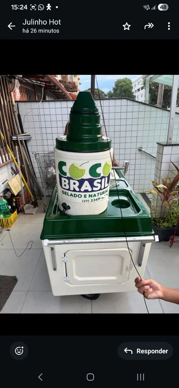 Carrinho água de coco - Foto 2