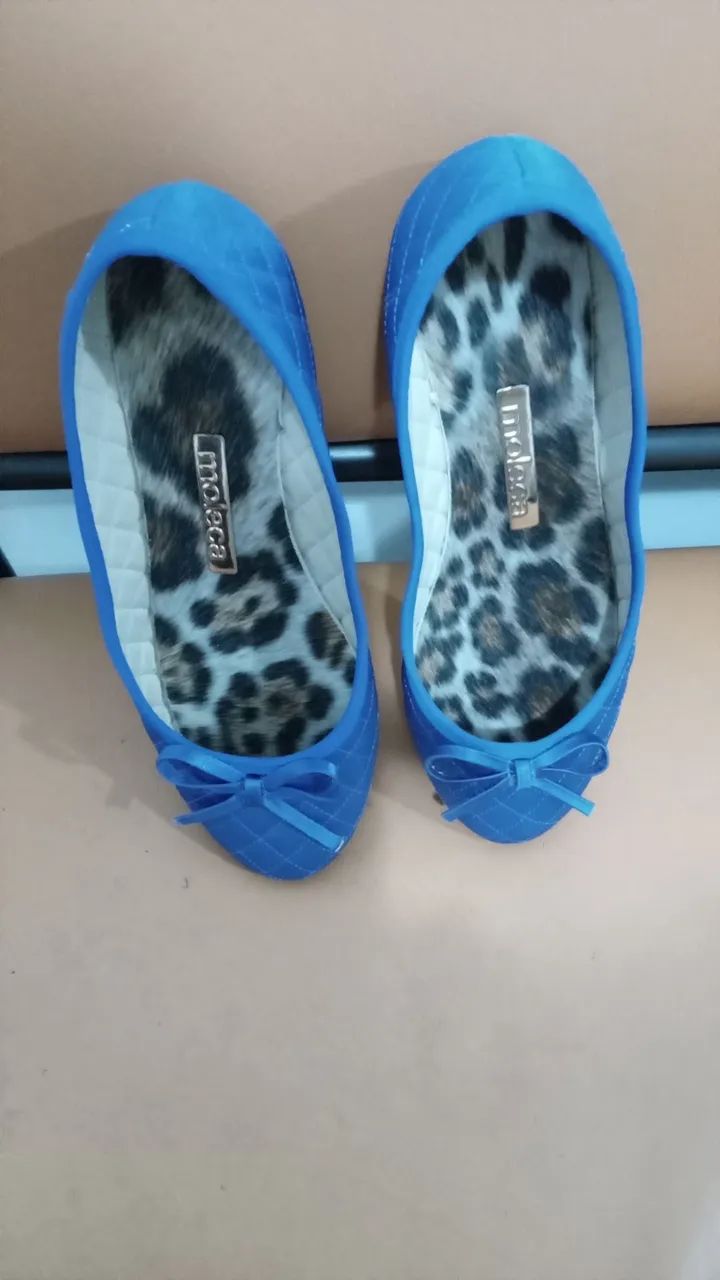 Sapatilha  moleca azul 36 - Foto 3