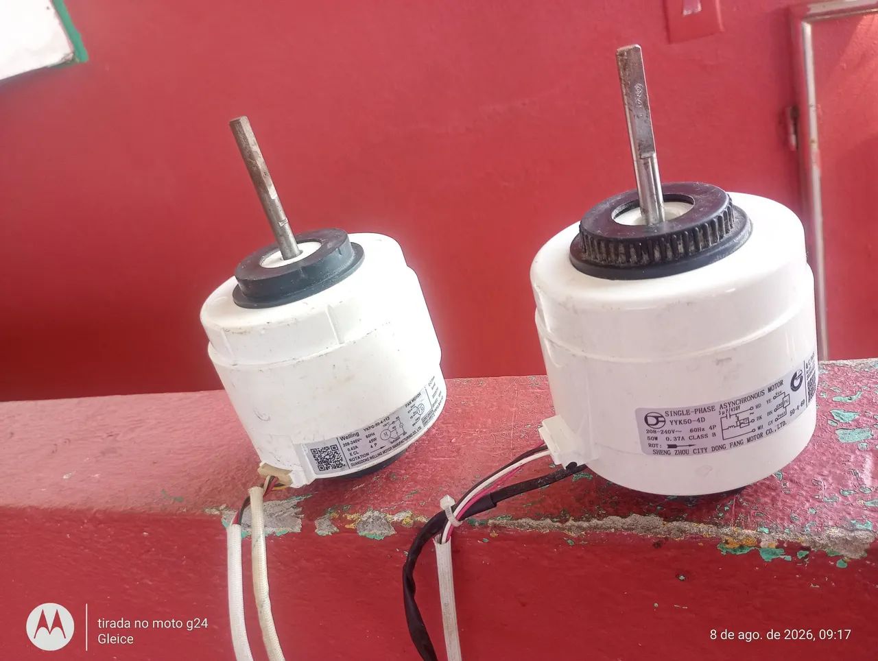 Motor de ventilador de ar-condicionado 